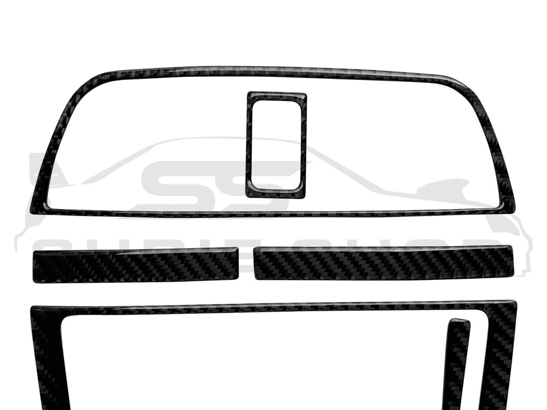 REAL Carbon Fiber Decal Fascia Cover Trim Kit For 02 - 04 Subaru Impreza WRX STi