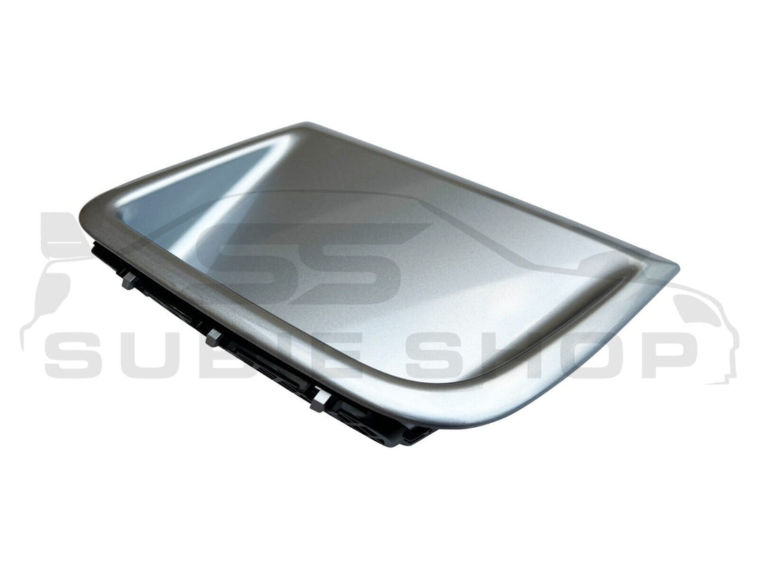 GENUINE Subaru Impreza 08 -14 G3 WRX STi Front Bumper Side Vent Bezel Silver G1U