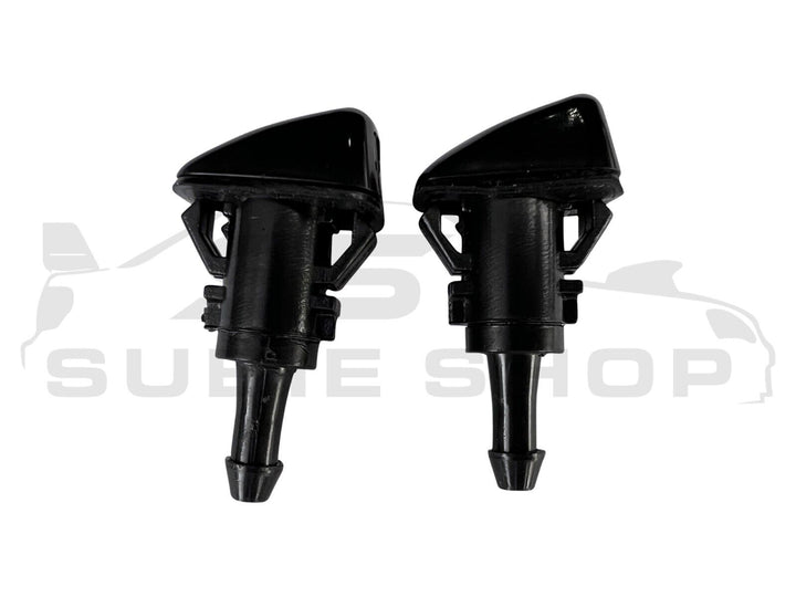 Bonnet Water Jet Nozzle Squirter Pair Set For 08 - 14 Subaru Impreza RS G3 WRX