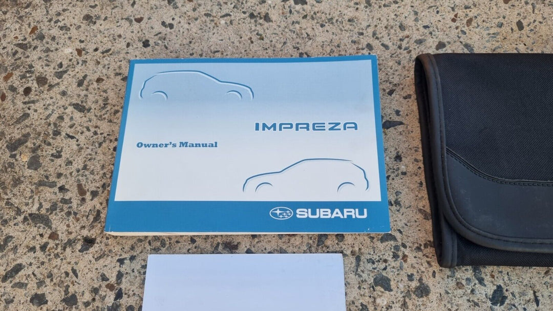 Subaru Impreza RS 2008 -11 Factory Owners Manual Booklet Wallet Book Set GENUINE