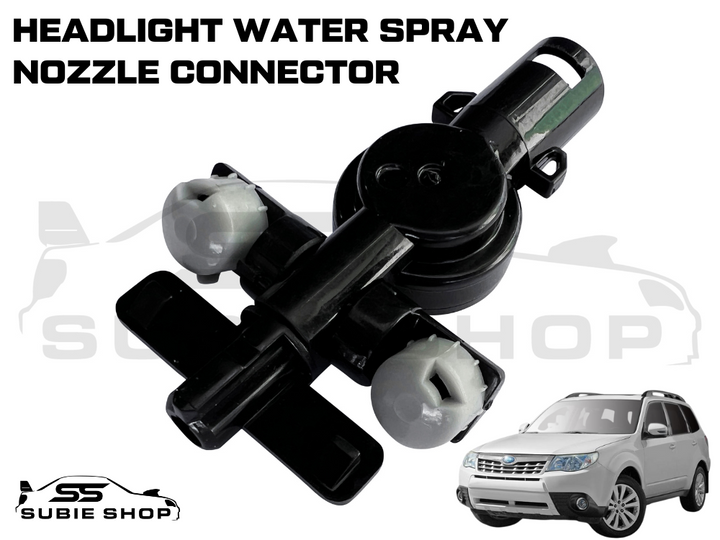 Headlight Washer Cap Water Jet Nozzle For 08 - 12 Subaru Forester SH XT HID