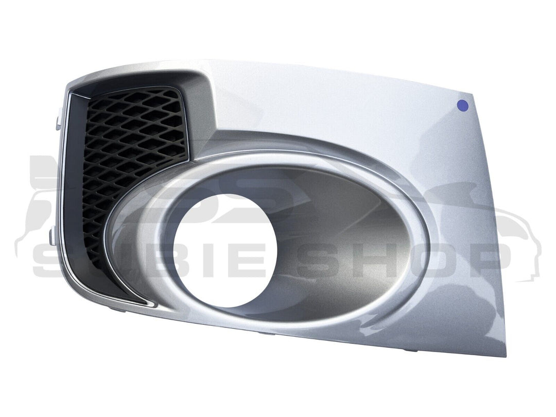 Genuine 11-12 Subaru Impreza WRX STi Fog Light Bezel Cover Surround Silver G1U R