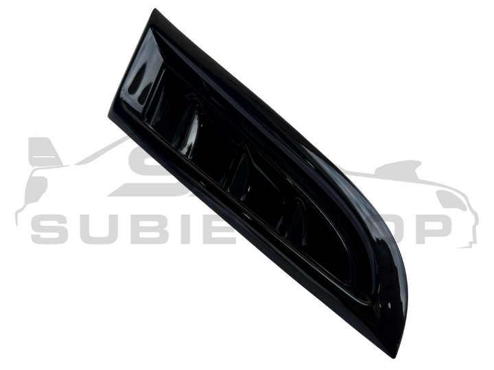 Genuine 06-07 Subaru Impreza WRX Hawkeye STi Bumper Side Vent Trim Panel Black