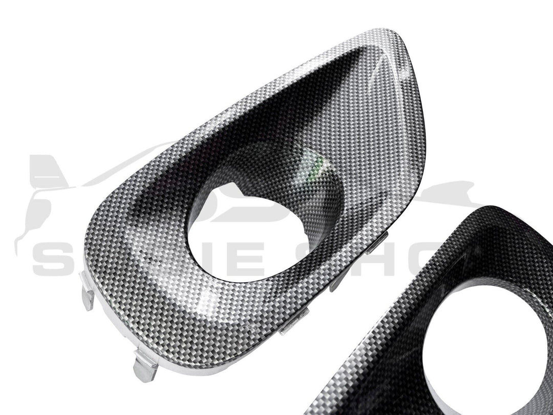 Subaru Liberty Carbon Fiber Wrap 03 - 06 Fog Light Surround Covers Trim Set L R