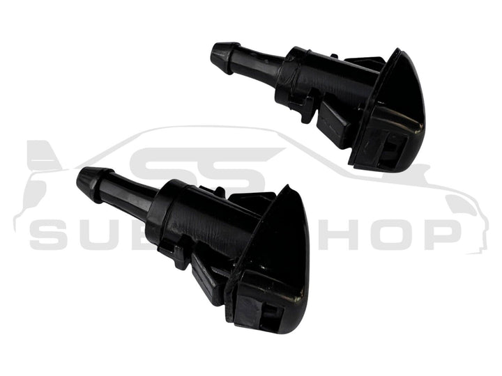 Bonnet Water Jet Nozzle Squirter Pair Set For 08 - 14 Subaru Impreza RS G3 WRX