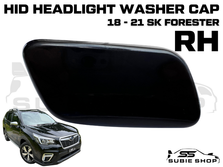 Front Bumper Headlight Washer Cap Cover For 18 - 21 Subaru Forester SK Right RH