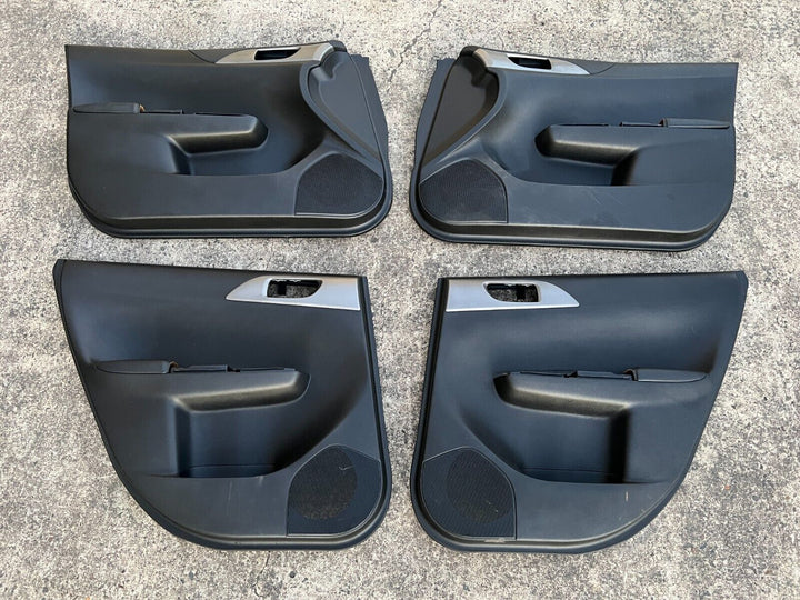 Subaru Impreza G3 RS WRX 08 - 11 Factory Interior Door Cards Trims Set GENUINE