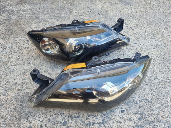 Subaru Impreza G3 WRX 08 -14 Front HID Xenon Headlights Pair GENUINE Set Smoked