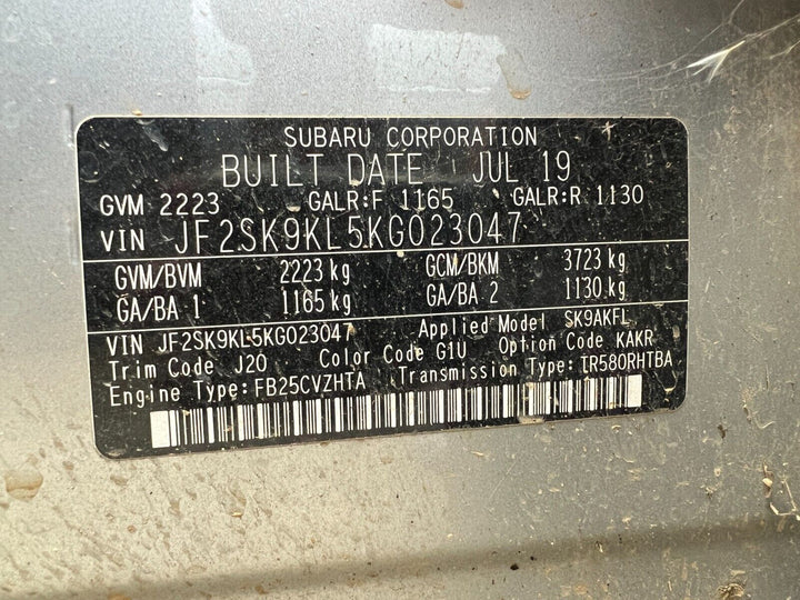 Subaru Forester 18 -21 Reverse ADA Automatic Brake Control ECU Module 87631SJ010