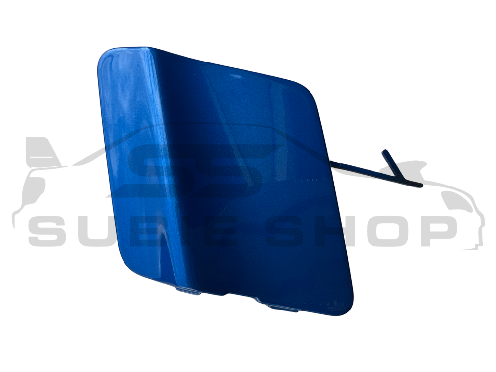 GENUINE Subaru Impreza 11 -14 G3 WRX Rear Bumper Bar Tow Hook Cap Cover Blue 02C