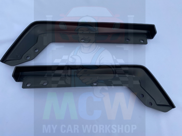 Rear Bumper Bar Spat Pods Lip Splitter Apron For 16 - 20 Subaru Impreza WRX STi