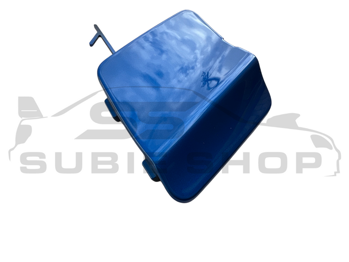 GENUINE Subaru Impreza 11 -14 G3 WRX Rear Bumper Bar Tow Hook Cap Cover Blue 02C