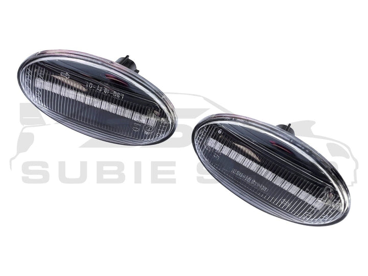 Clear Lens Sequential Fender Side Indicators For 01 - 07 Subaru Impreza RS WRX