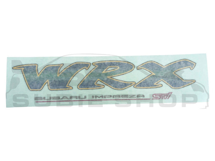 NEW Genuine Subaru Impreza 99 WRX GC8 RA STI Rear Boot Lid Decal Sticker OEM JDM