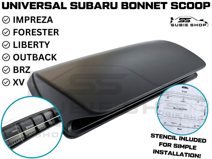 Universal Bonnet Scoop For Subaru Models Impreza Liberty Forester Outback BRZ XV