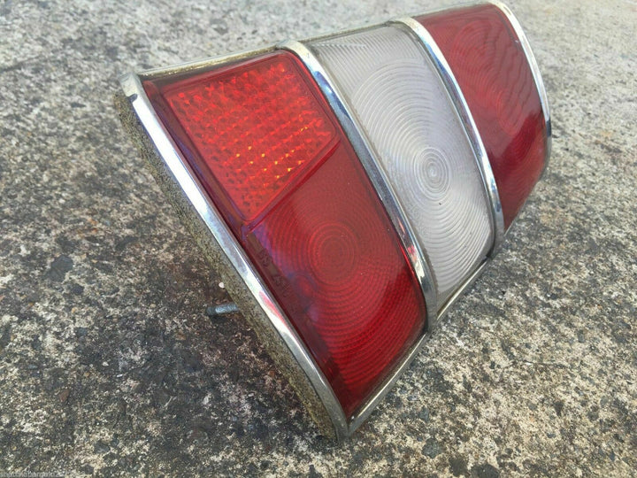 BMW 1967 1600 Neue Klasse Tail Light Lens Cover Chrome Surround Brake Reverse