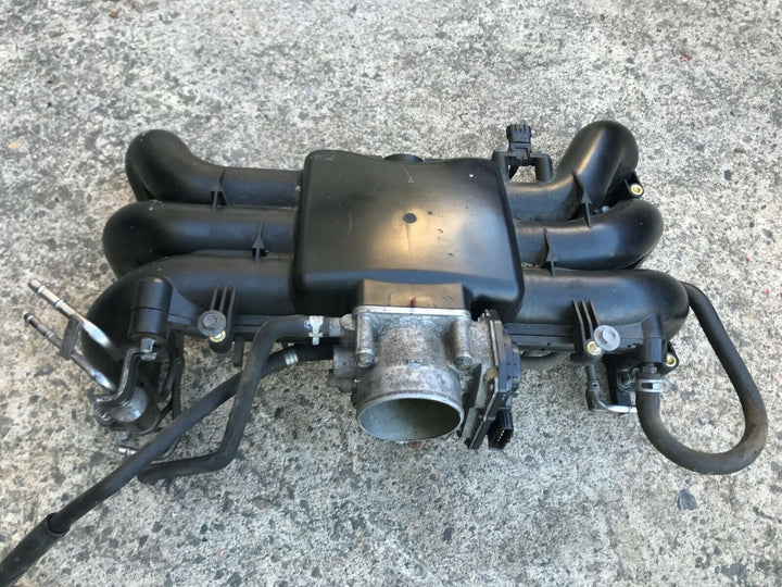 Subaru Outback Wagon Gen 4 2003 - 2009 H6 Engine Inlet Manifold Throttle Body 2