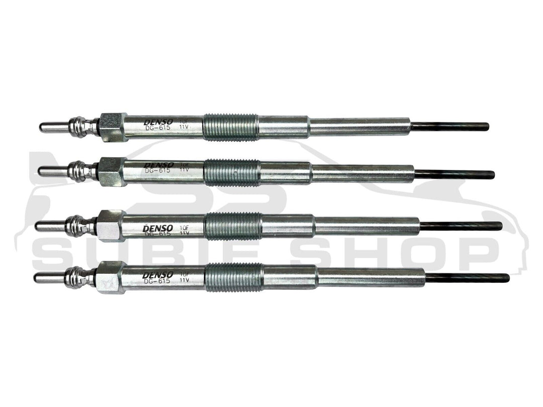 OEM Preferred Denso For Subaru Forester SH Turbo Diesel 08 - 12 Set 4 Glow Plugs