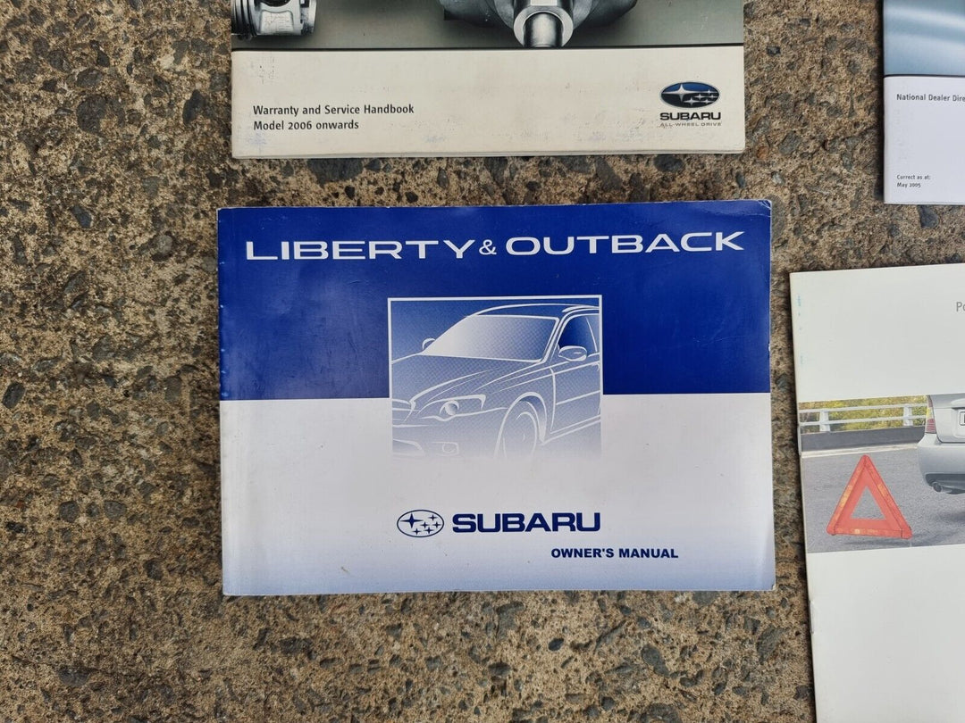 Subaru Liberty GT Turbo GEN 4 03 -06 History Log Book Wallet Brochures