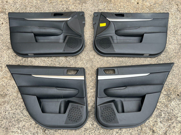 Subaru Liberty 09 - 14 Gen5 Leather Luxury Preset Type Door Trims Cards Set OEM