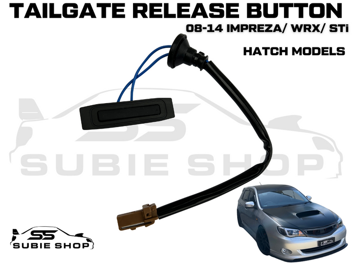 Tailgate Button Boot Release Switch For 08 - 14 Subaru Impreza / RS / WRX Hatch