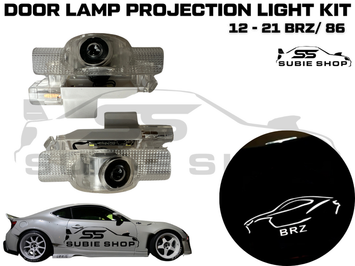 LED Logo Projection Door Lamp Courtesy Light Kit For 12 - 21 Subaru BRZ Bodyline