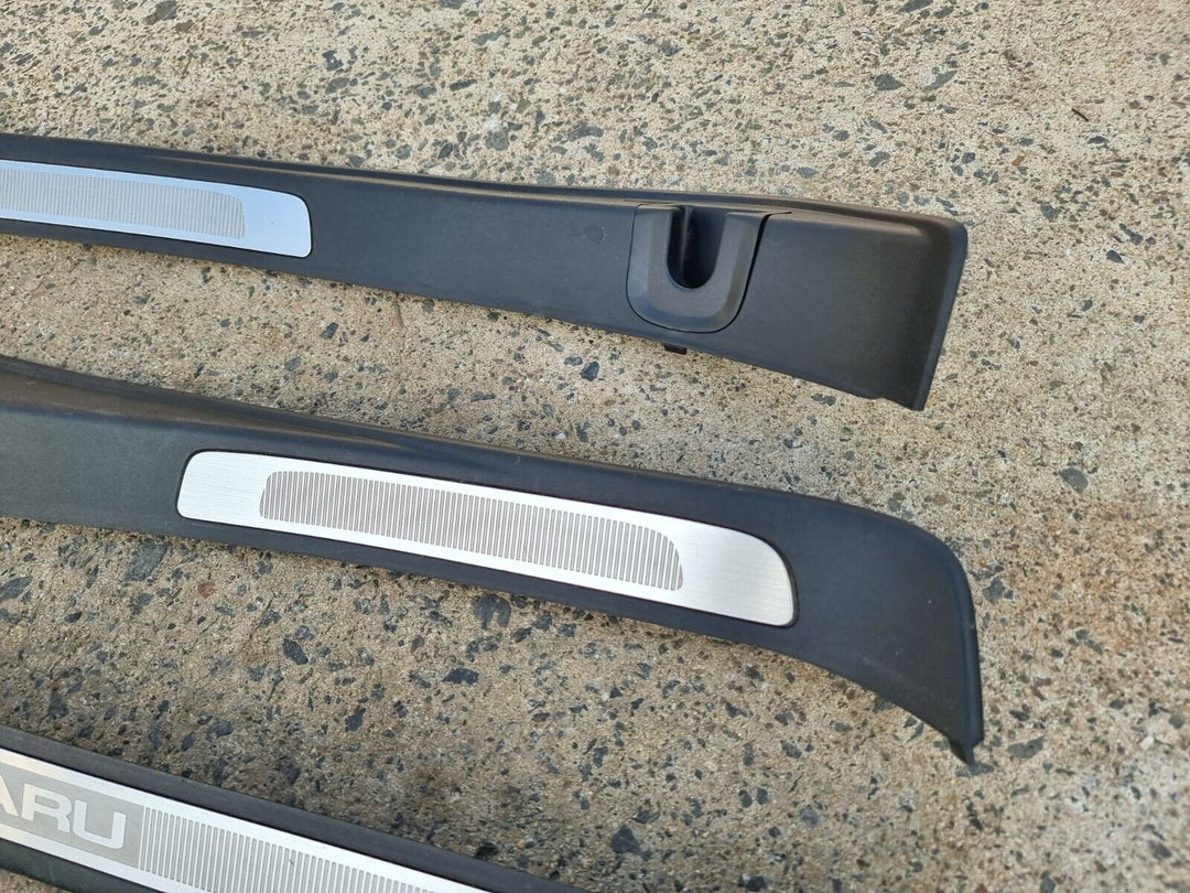 Subaru Liberty Outback 03 - 06 Gen 4 Door Foot Metal Scuff Panel Trim Set of 4