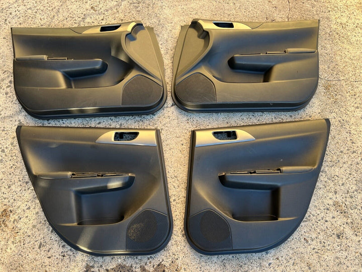 Subaru Impreza G3 RS WRX 08 - 11 Factory Interior Door Cards Trims Set GENUINE