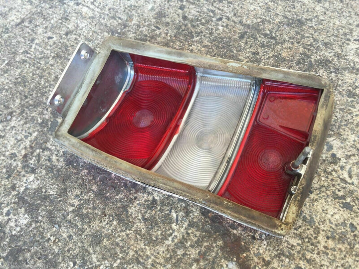 BMW 1967 1600 Neue Klasse Tail Light Lens Cover Chrome Surround Brake Reverse