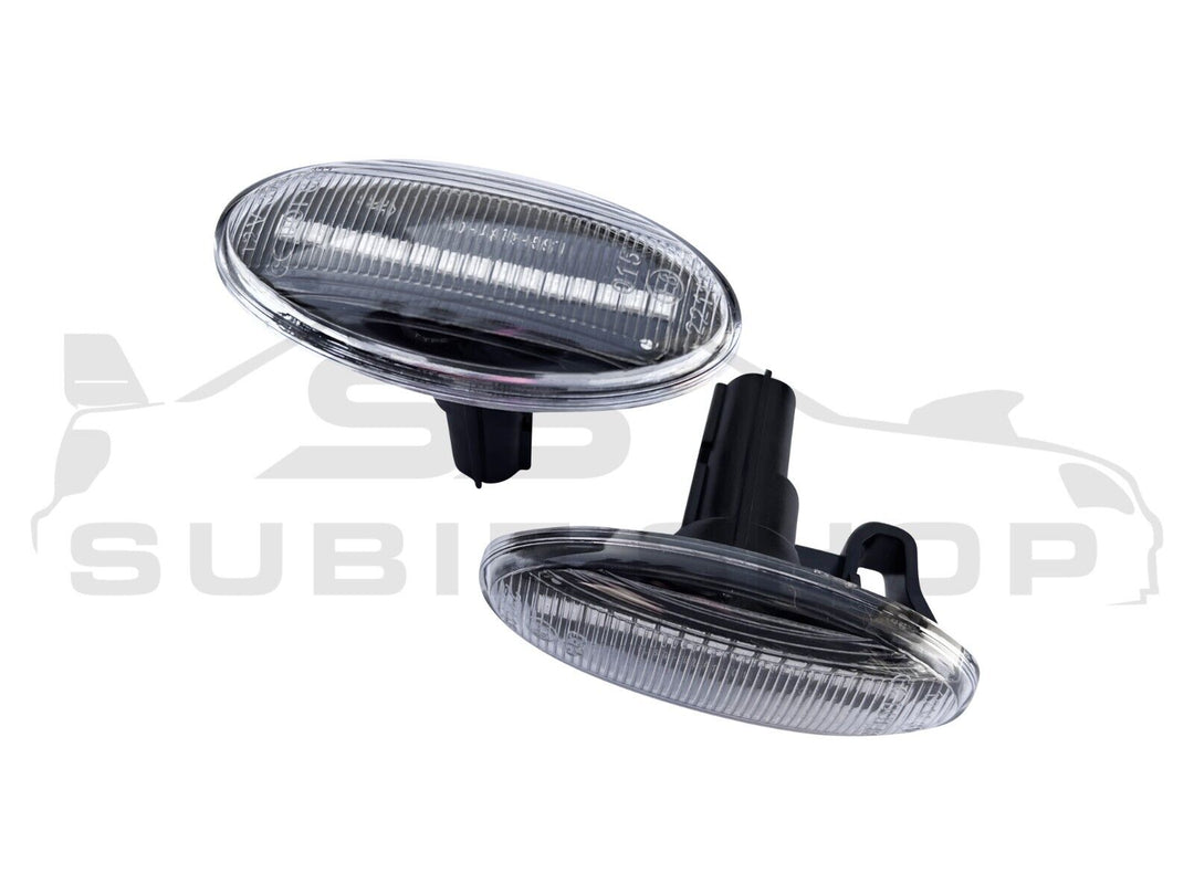 Clear Lens Sequential Fender Side Indicators For 01 - 07 Subaru Impreza RS WRX