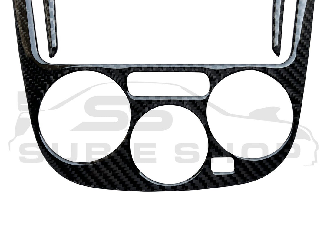 REAL Carbon Fiber Decal Fascia Cover Trim Kit For 02 - 04 Subaru Impreza WRX STi