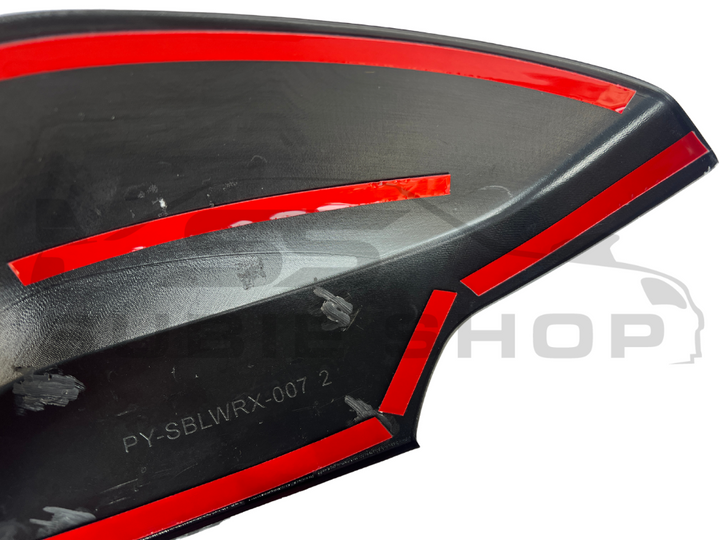 Carbon Fiber Side Mirror Covers Overlays For 15-21 Subaru WRX STi / 15-19 Levorg