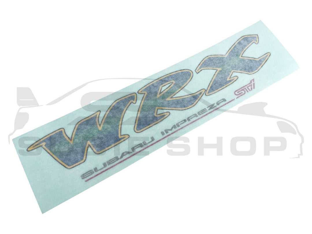 NEW Genuine Subaru Impreza 99 WRX GC8 RA STI Rear Boot Lid Decal Sticker OEM JDM