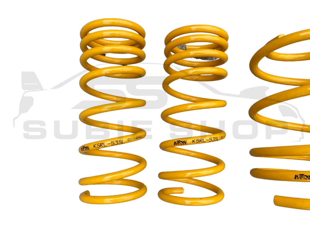 Front + Rear Super Low Coil Lowered KING SPRINGS For 08 - 12 GH Subaru Impreza WRX RS