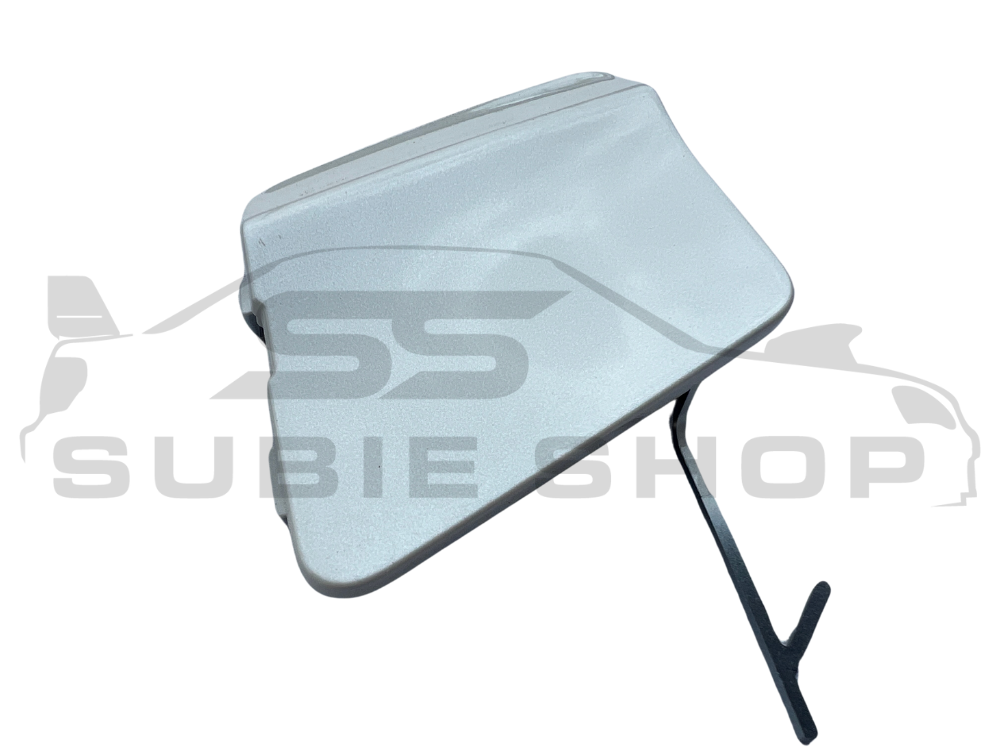 GENUINE Subaru Impreza 11-14 G3 WRX Rear Bumper Bar Tow Hook Cap Cover White 37J