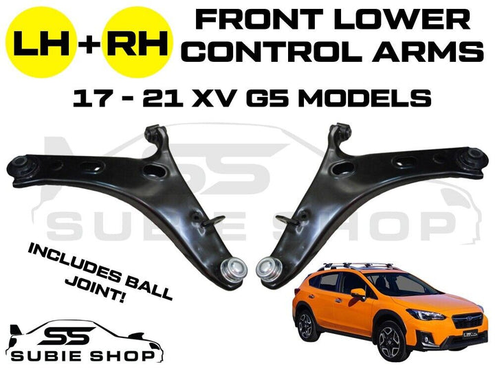 Right Left Front Lower Control Arms Pair Bush Ball Joint for Subaru XV G5 17 -21