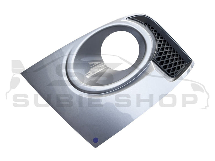 Genuine 11-12 Subaru Impreza WRX STi Fog Light Bezel Cover Surround Silver G1U R