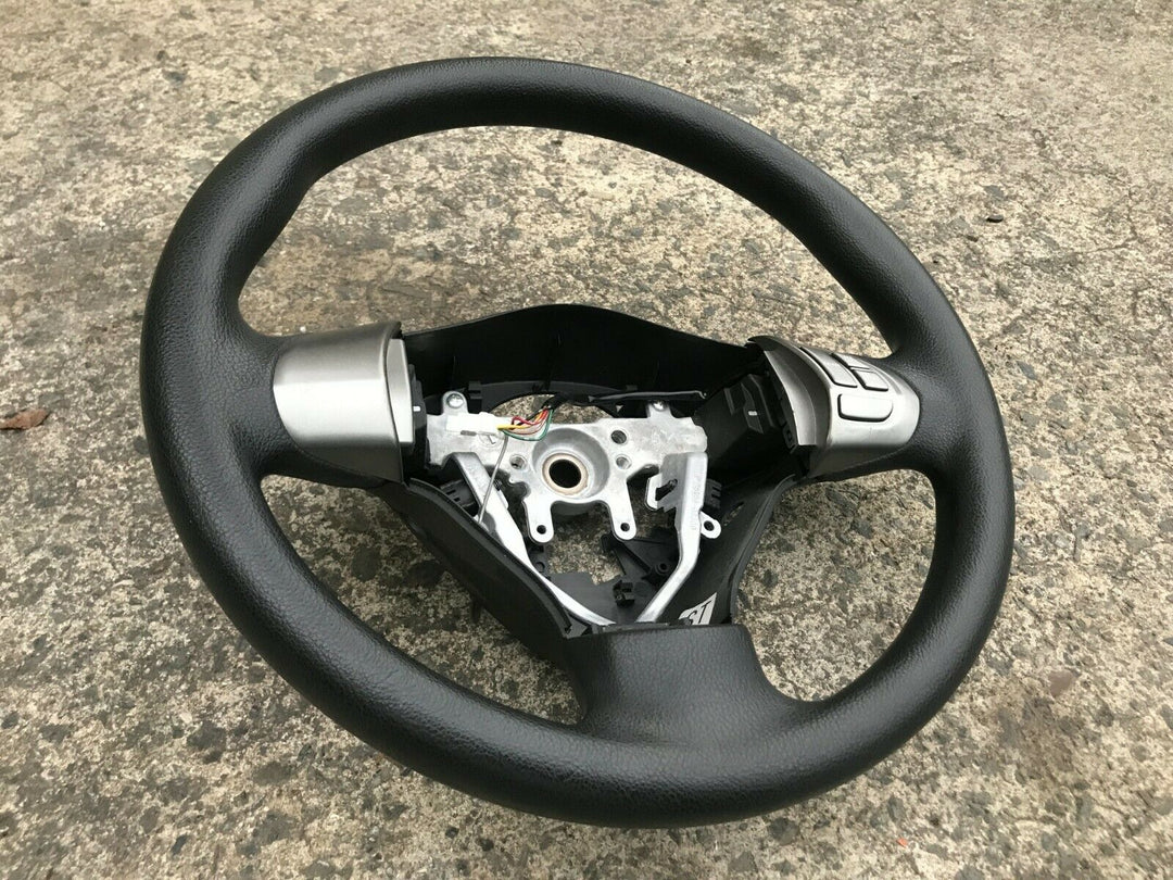 Subaru Impreza 08 - 14 GH G3 Hatch WRX Steering Wheel Black Silver Buttons STI