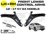 Right Left Front Lower Control Arms Pair Bush Ball Joint for