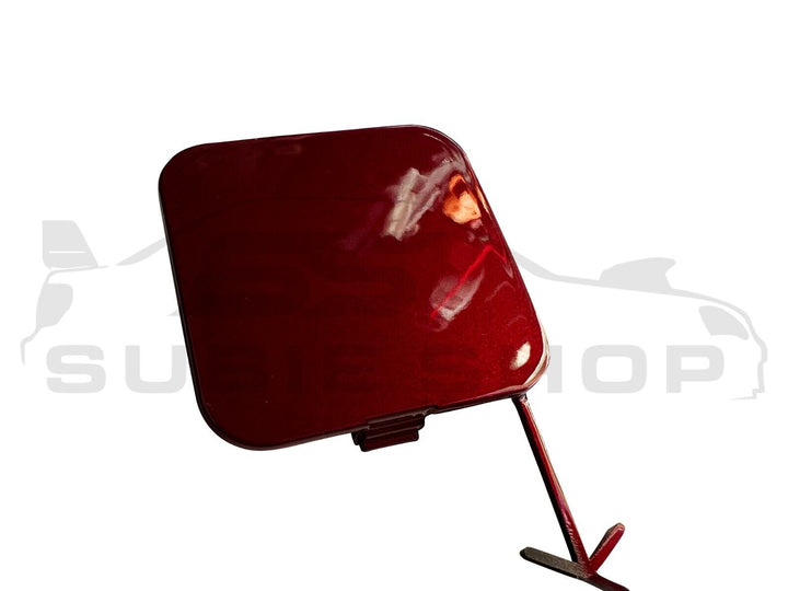 New GENUINE Subaru XV GP 11-17 Rear Bumper Bar Tow Hook Cap Cover Red Maroon H2Q