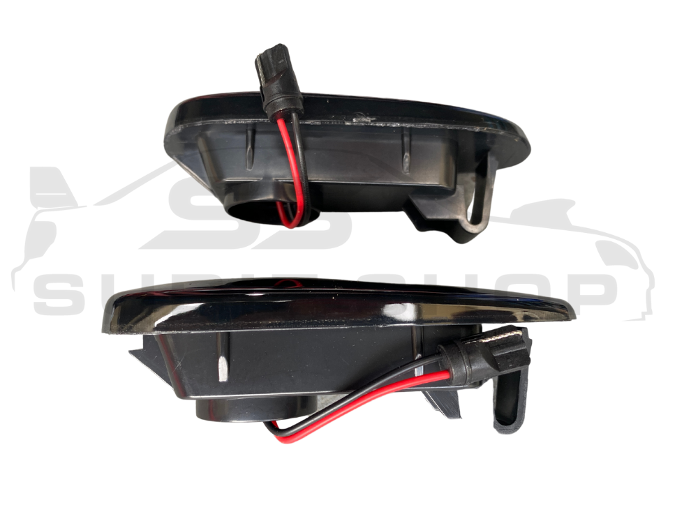 Smoked Black Lens Sequential Fender Side Indicators For 93-01 Subaru Impreza WRX