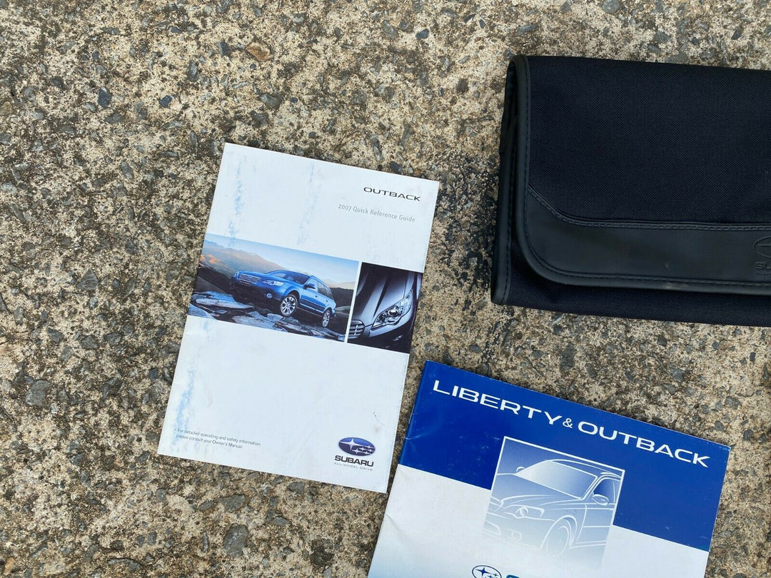 Subaru Outback Liberty GT GEN 4 2003 2009 Log Book Wallet Accessories Brochures