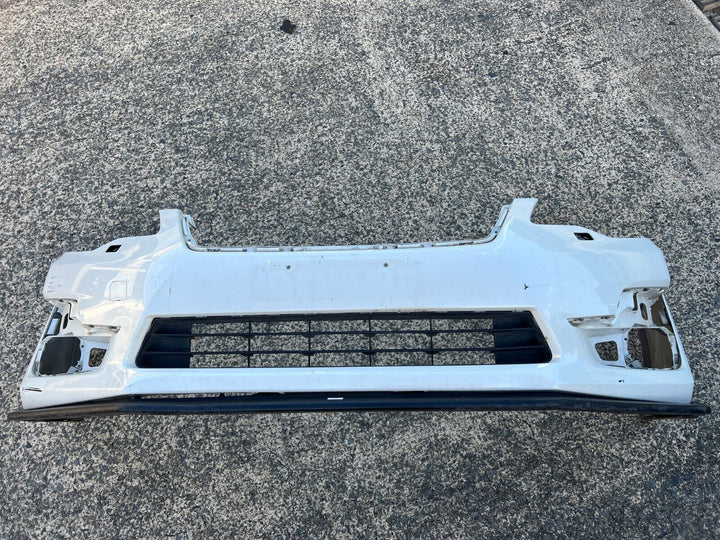 Subaru Impreza GJ G4 11 - 16 Front Bumper Bar Cover + STi Lip White K1X GENUINE