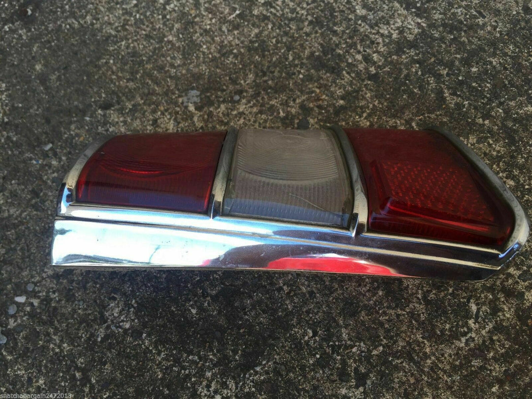 BMW 1967 1600 Neue Klasse Tail Light Lens Cover Chrome Surround Brake Reverse