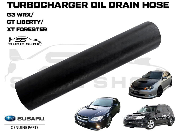 Subaru Forester Impreza G3 WRX Liberty Turbo 8-14 Turbo Oil Drain Feed Hose Line