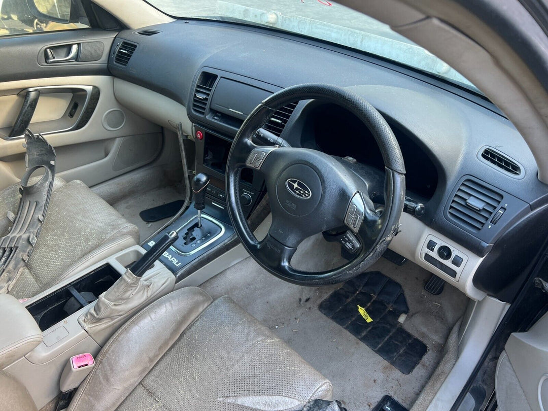 Subaru Outback Liberty GEN4 2003 06 H6 Cream Leather Interior Center Console Lid