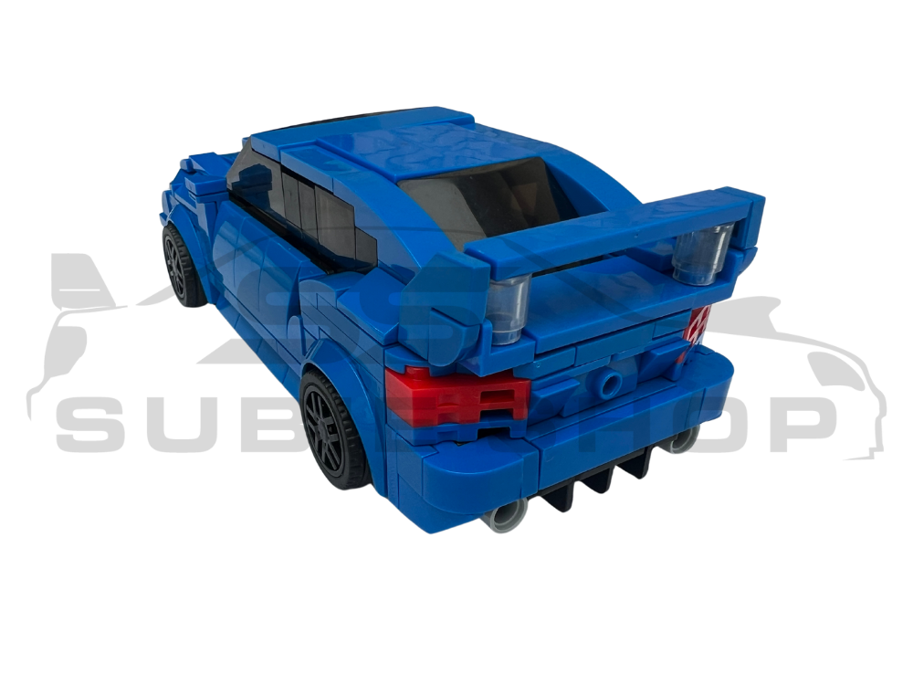 MOC LEGO Car: Subaru WRX STi Championship Rally Model Brick Race Car Toy Build