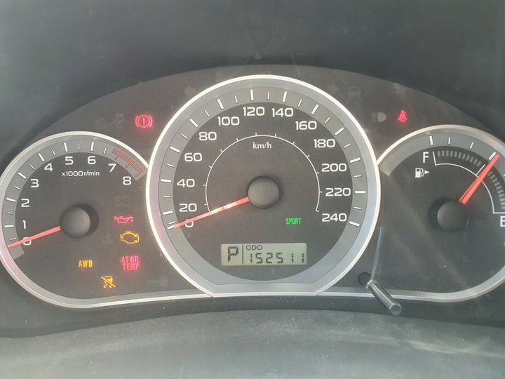 Subaru Impreza GH G3 08 - 14 Dash Instrument Cluster Speedo 152,511km Automatic