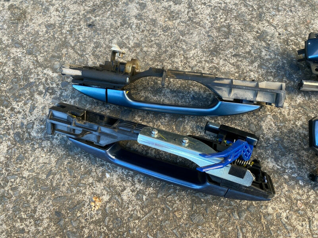 Subaru Impreza RS GH G3 08 - 11 Exterior Door Handles Full Set Blue 64Z Genuine