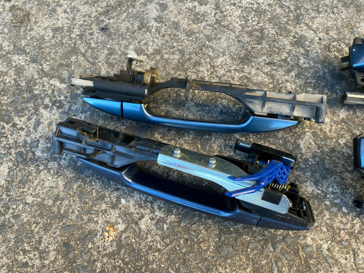 Subaru Impreza RS GH G3 08 - 11 Exterior Door Handles Full Set Blue 64Z Genuine